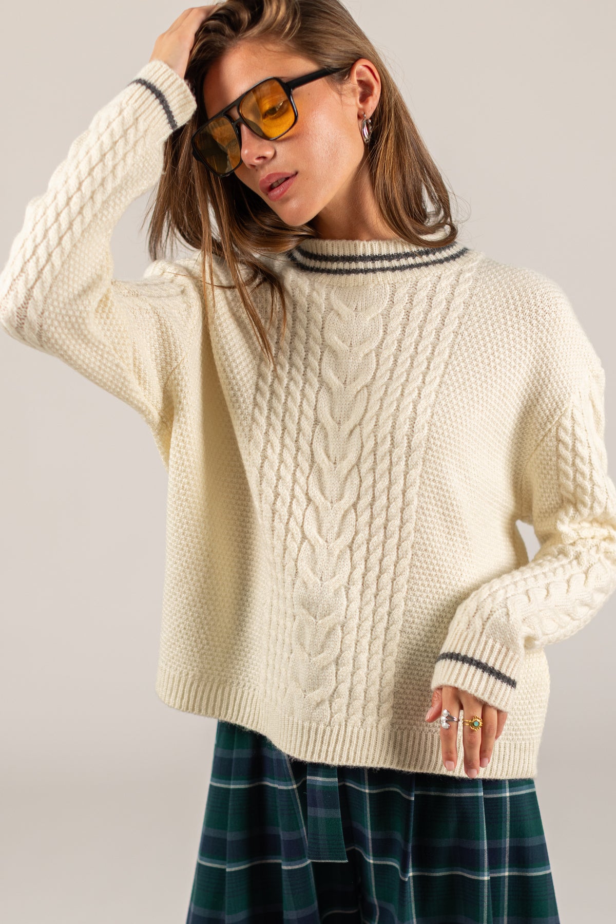 Knit Sweater Franny Cream