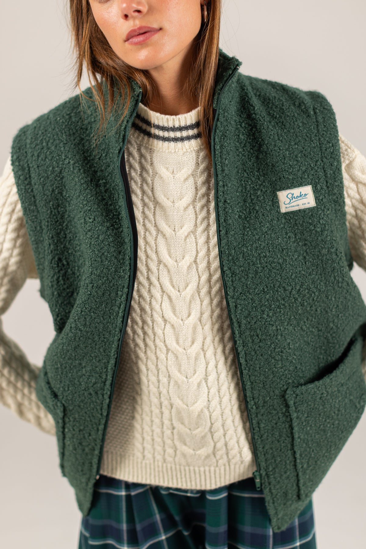Vest Alena Dark Green