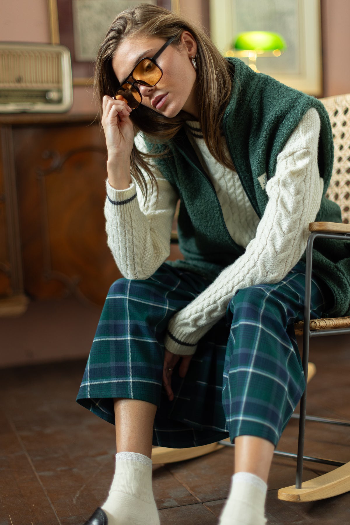 Vest Alena Dark Green