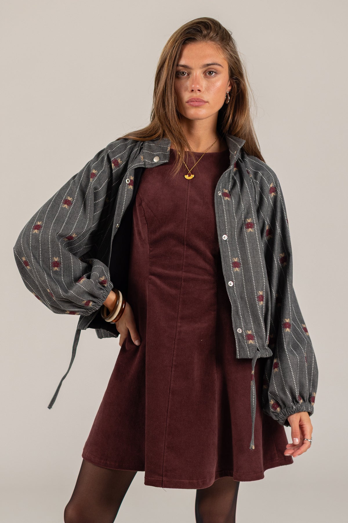 Dress Shonda Raspberry Twill