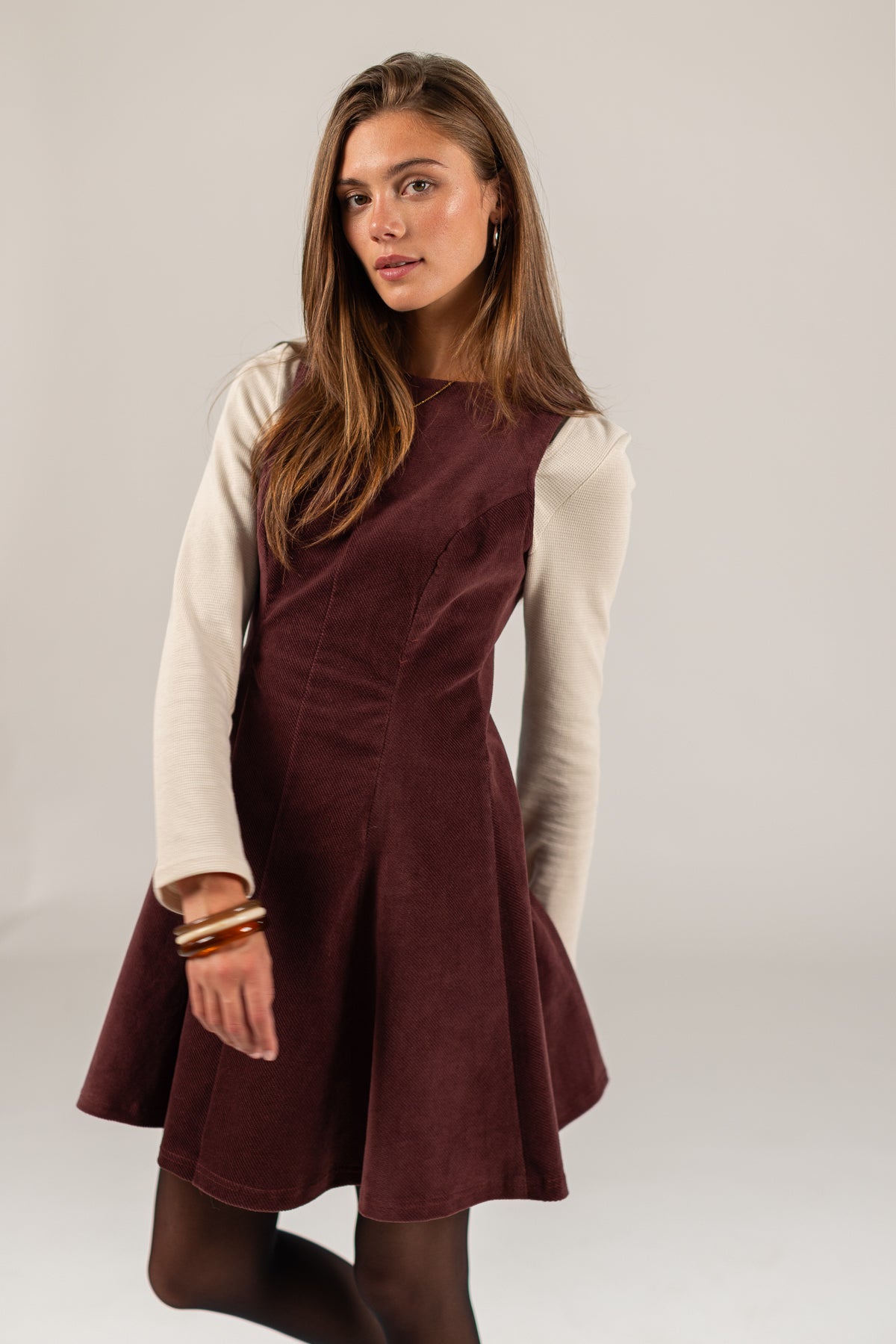 Dress Shonda Raspberry Twill
