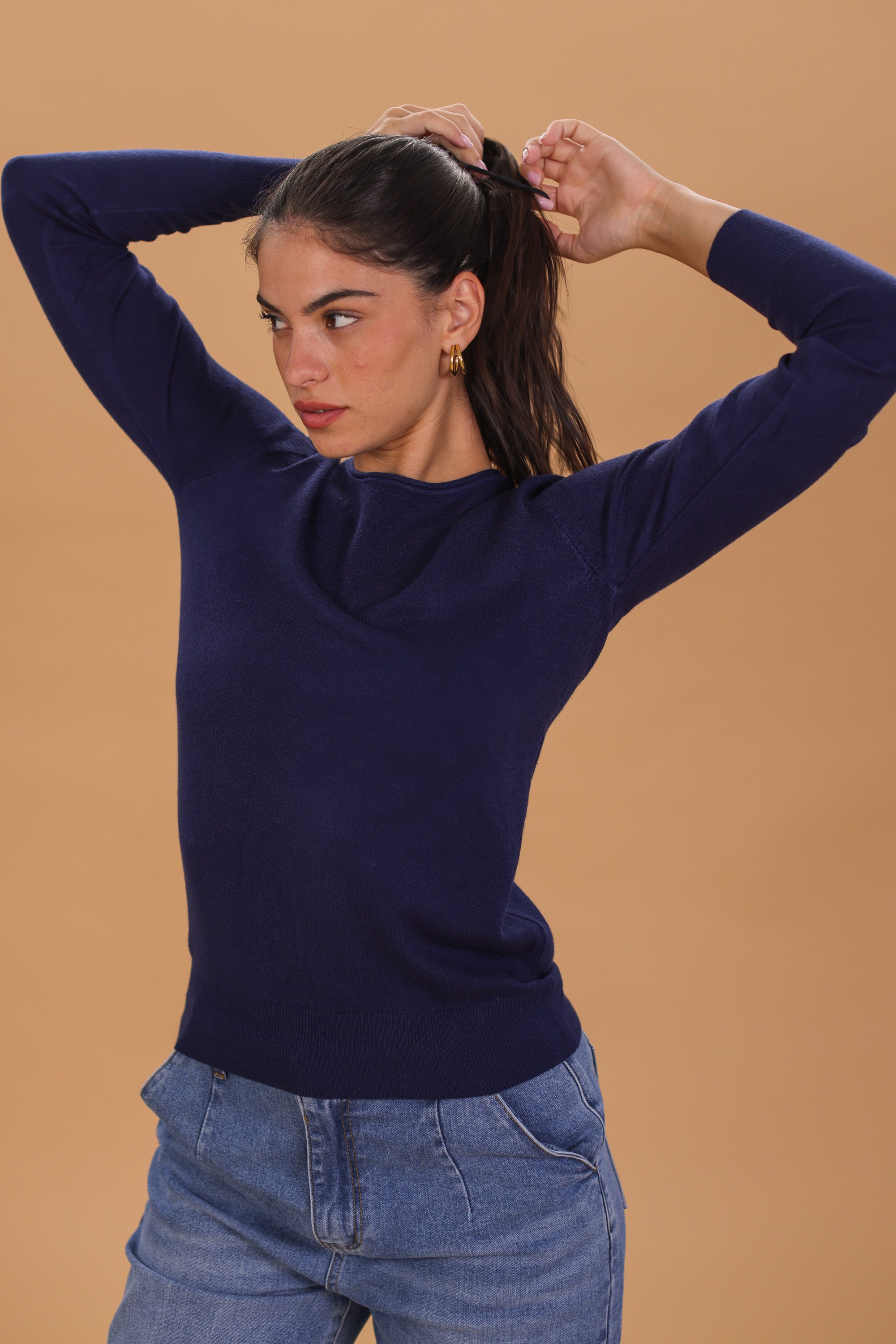 Strickpullover Ewan Navy