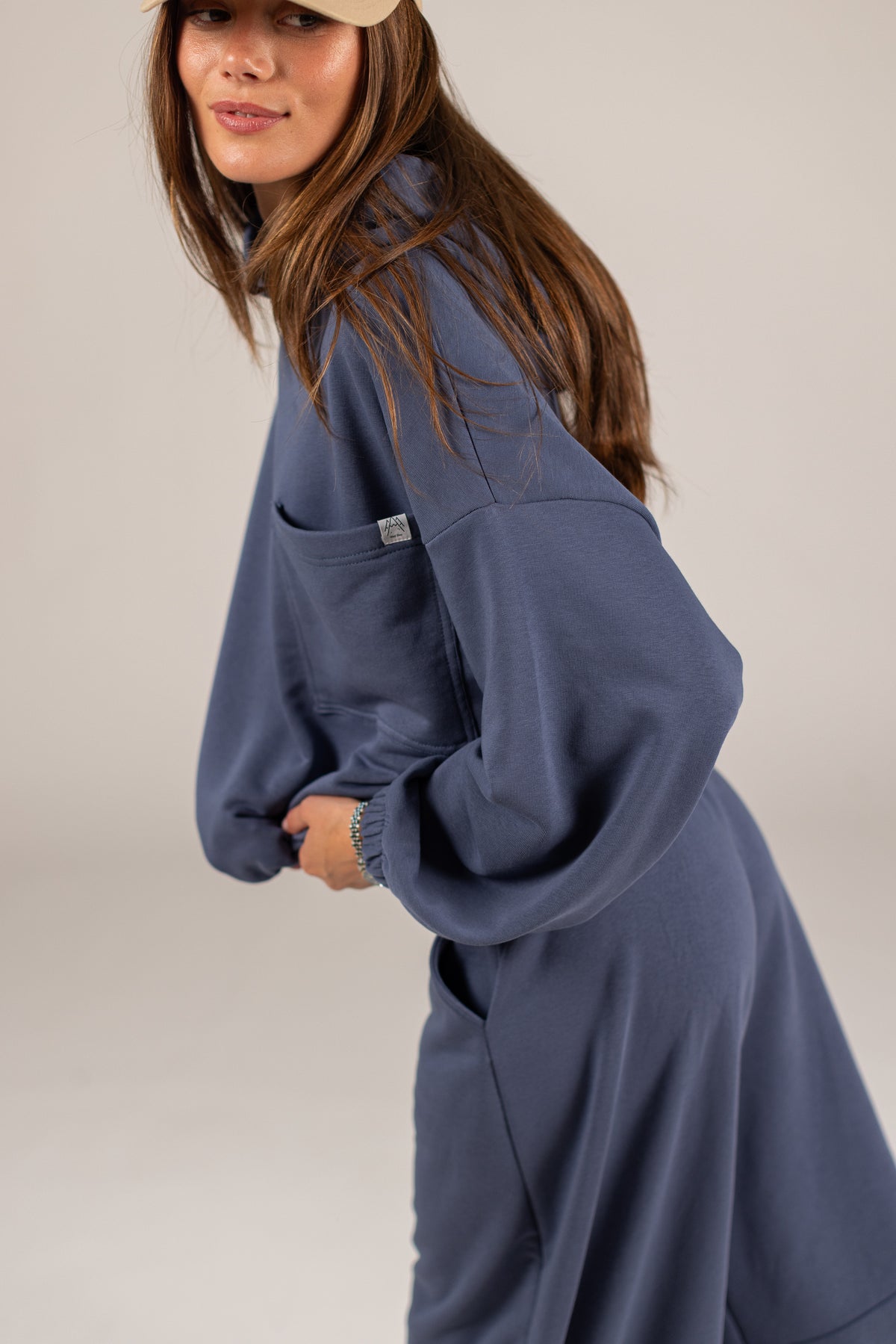 Hoodie Victa Dusty Blue