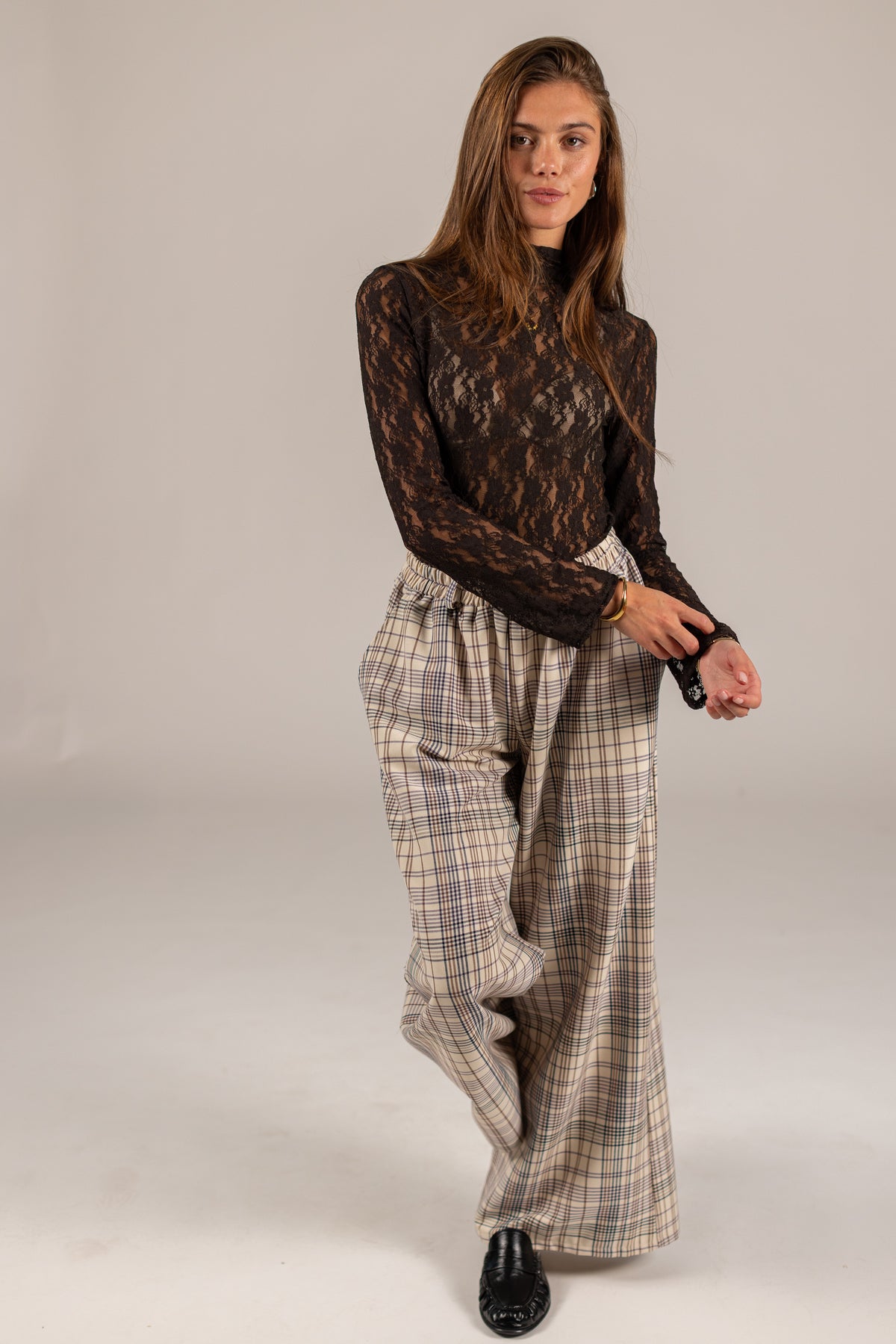 Top Billie Brown Lace