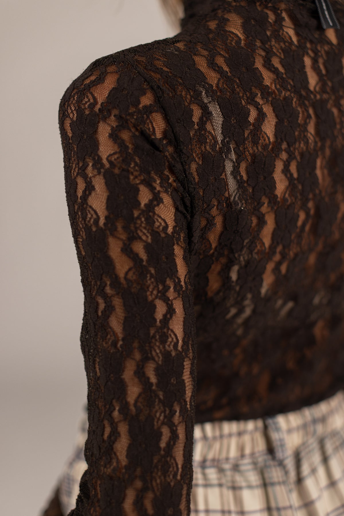 Top Billie Brown Lace