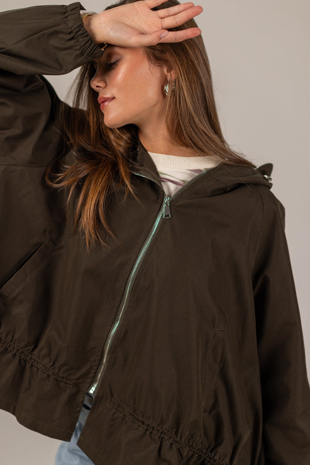 Jacket Willow Khaki Lace