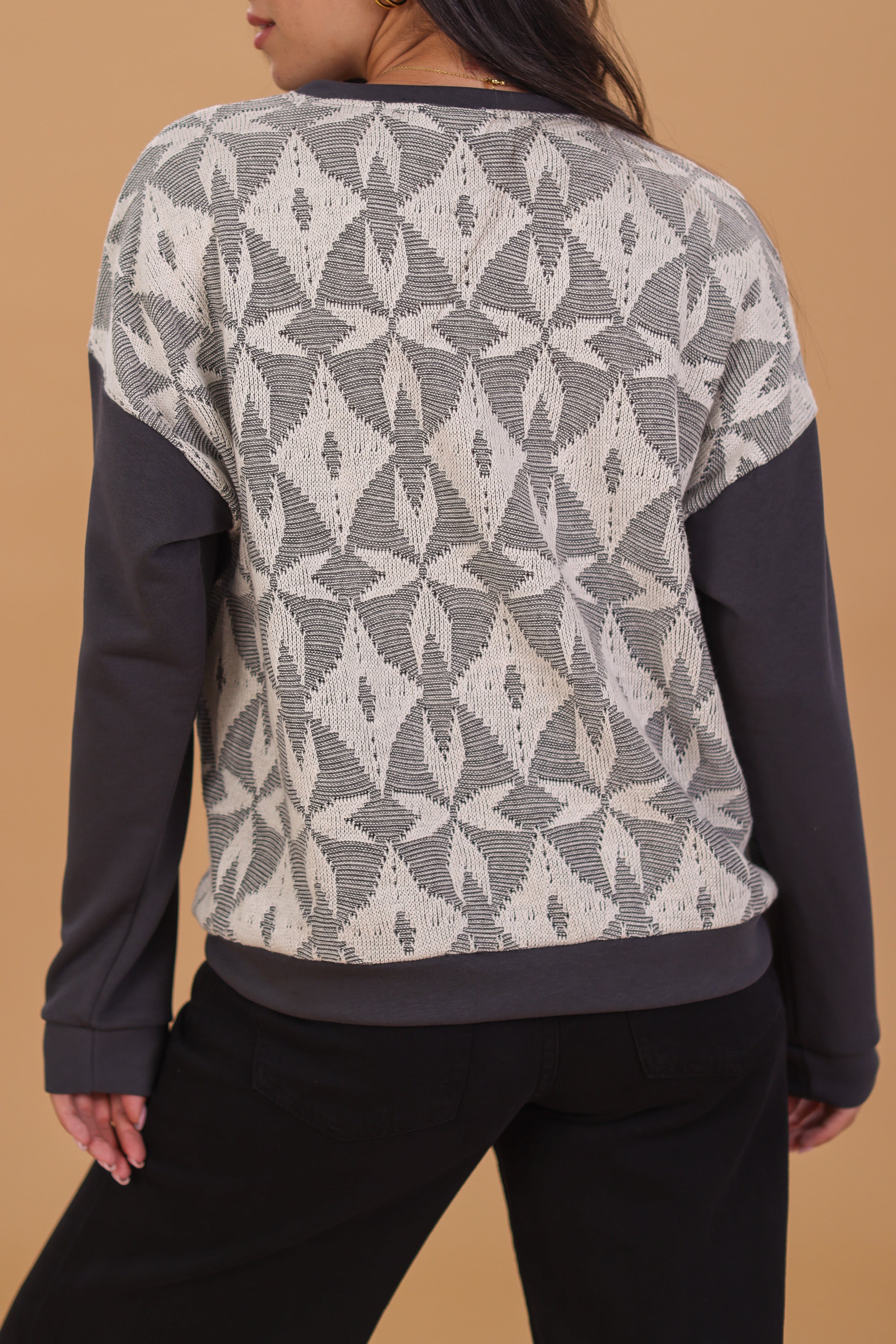 Pullover Wanderlast Grey Schneeflocke