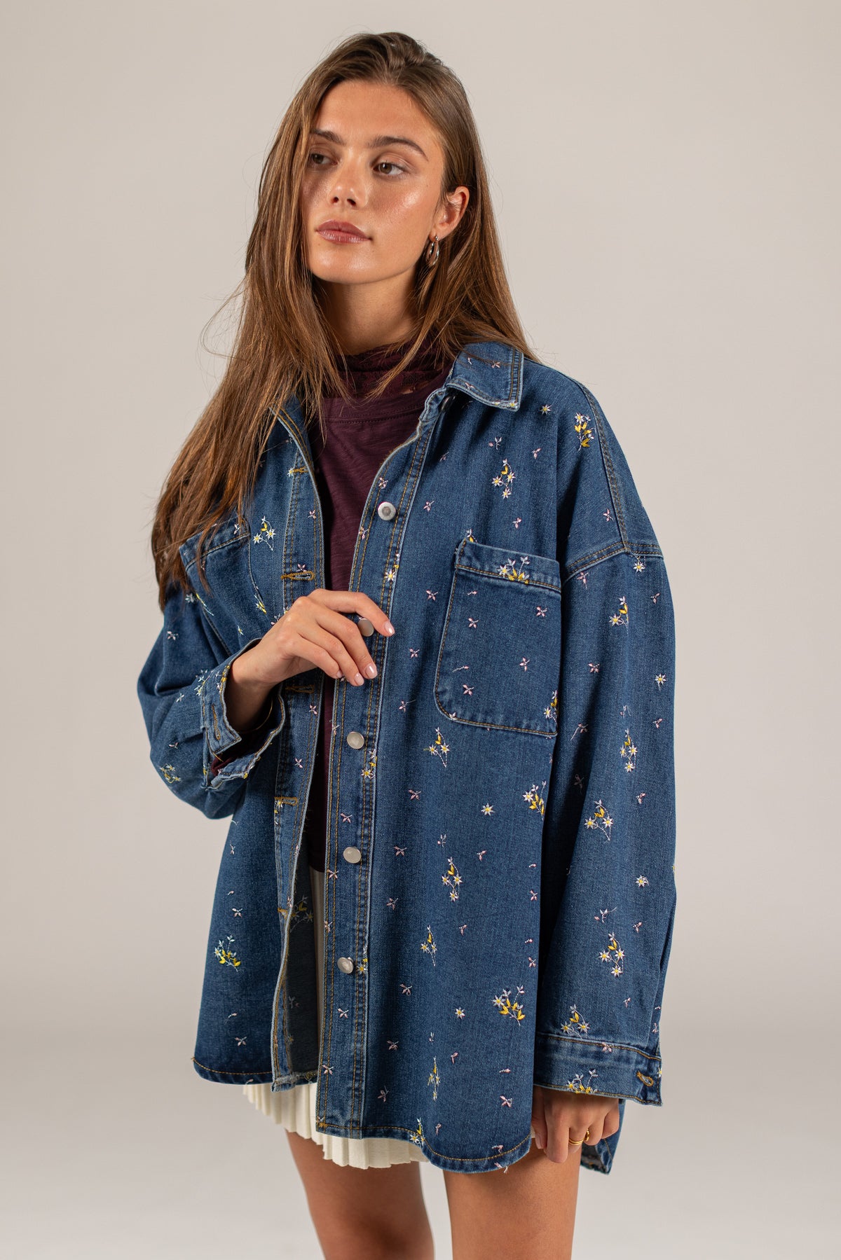 Overshirt Tavi Blue Floral