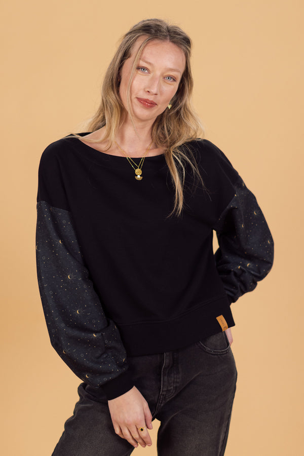 Sweater Caelia Black Starry