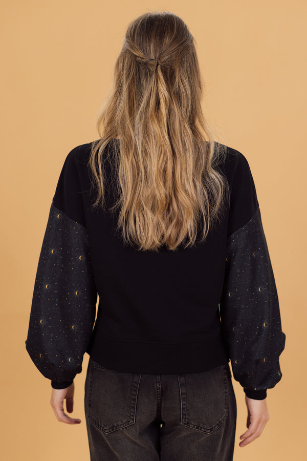 Sweater Caelia Black Starry