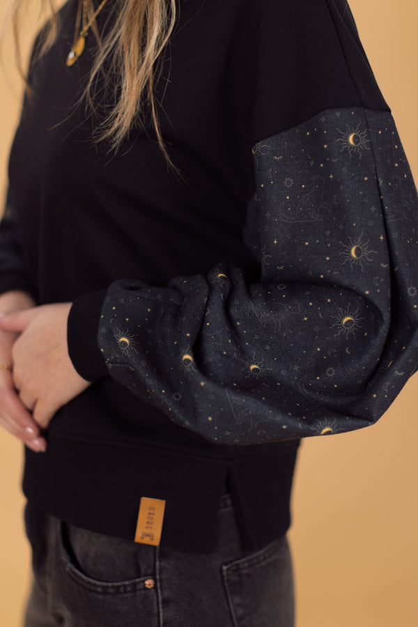 Sweater Caelia Black Starry