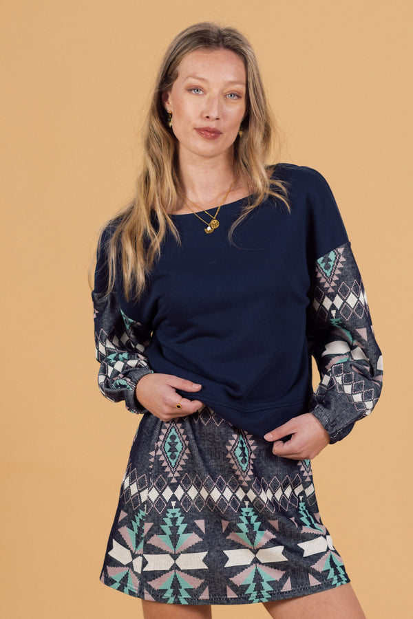 Sweater Caelia Blue Nomad