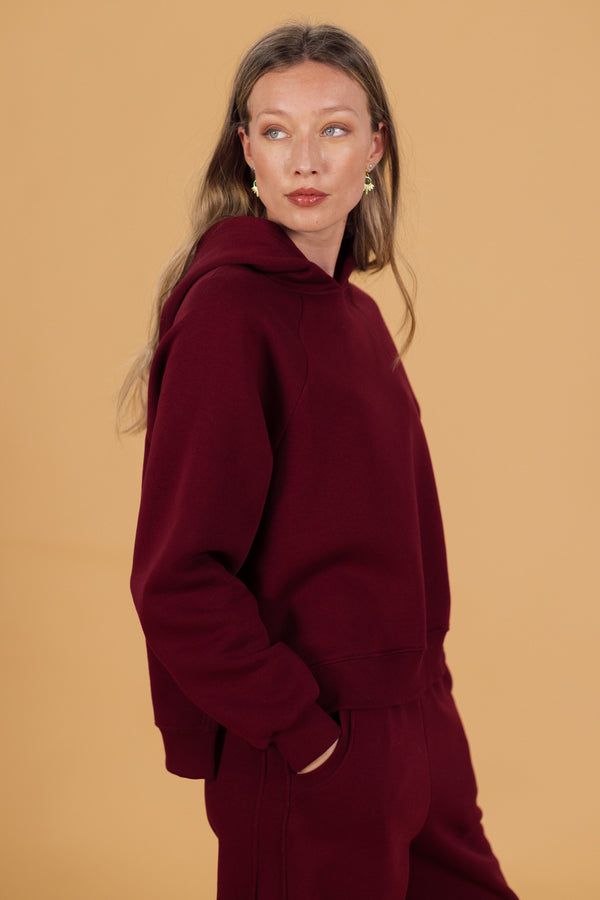 Hoodie Emberlyn Burgundy