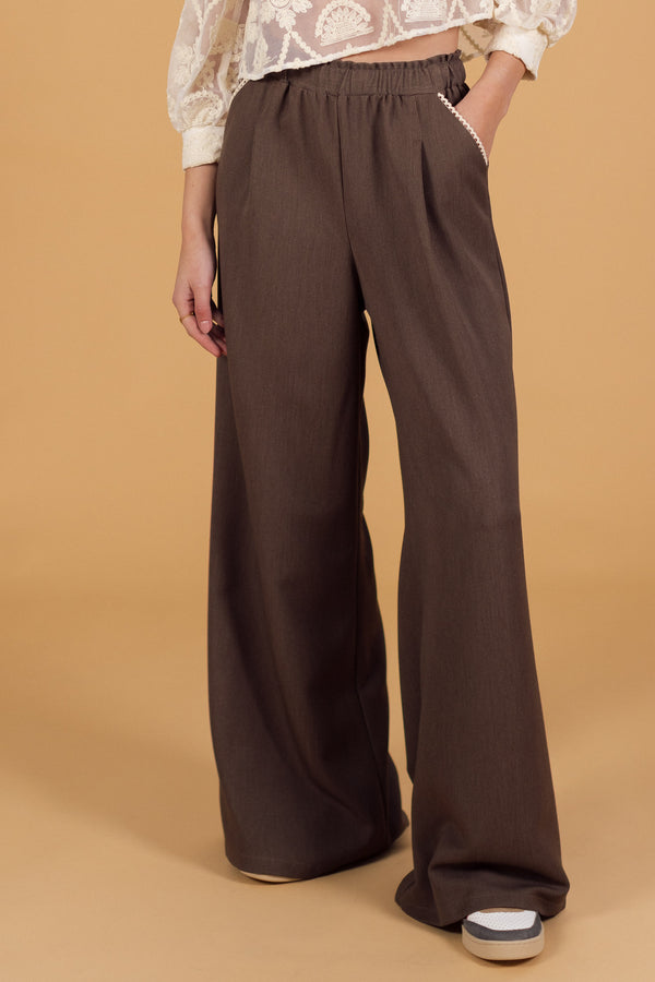 Trousers Zeina Dusty Brown