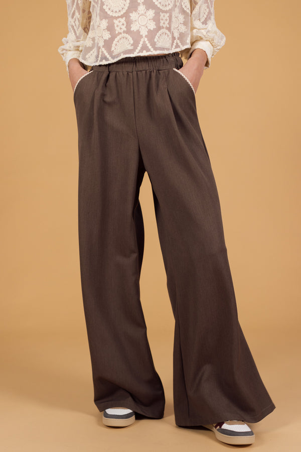 Trousers Zeina Dusty Brown