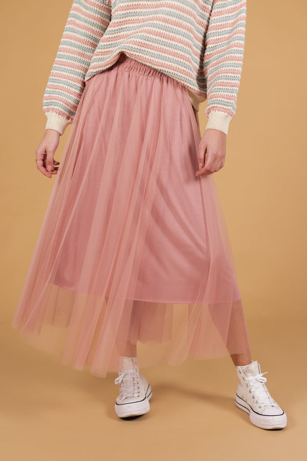 Skirt Leif Dusty Pink Tulle