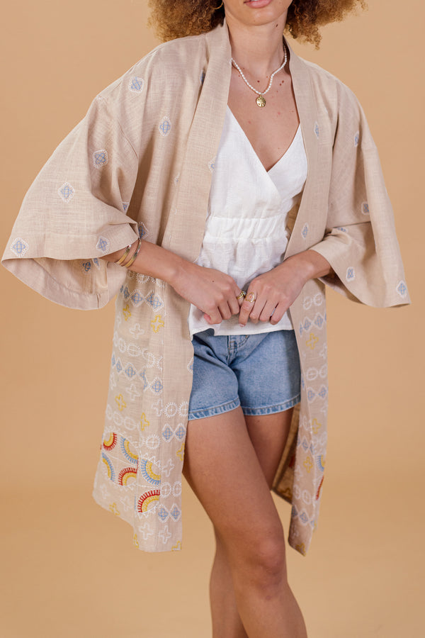 Kimono Desert Beige