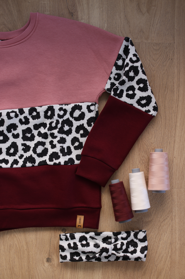 Pullover Mia Rosa, Leo & Weinrot