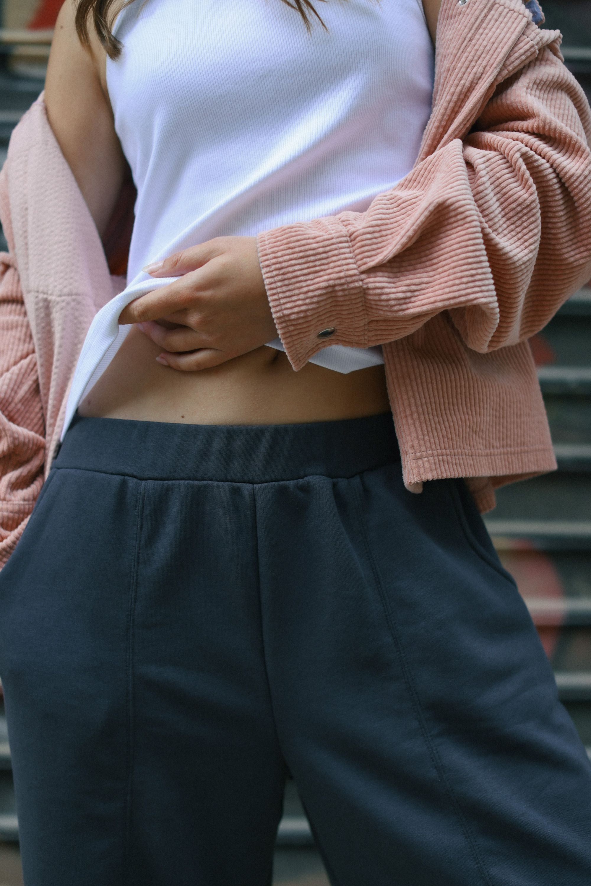 Sweatpants Neha Charcoal Grey