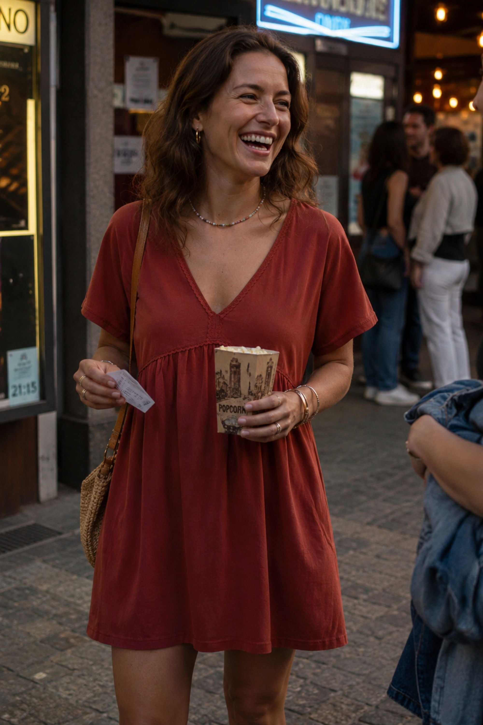 Dress Jella Stonewashed Rouge