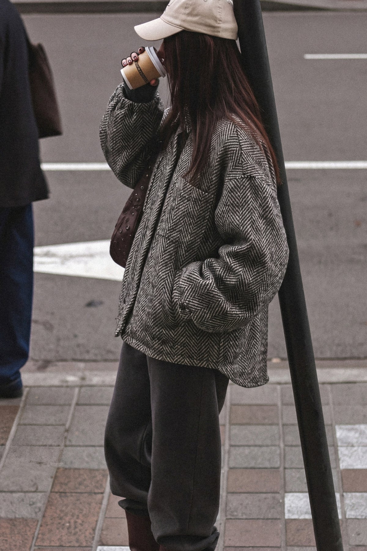 Jacket Kimi Grey Herringbone