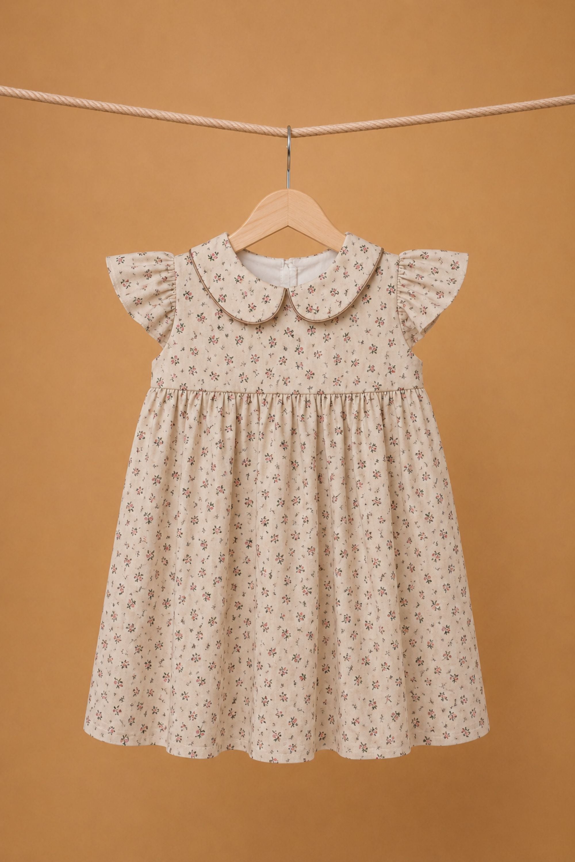 Kids Dress Lumiere Cream Roses