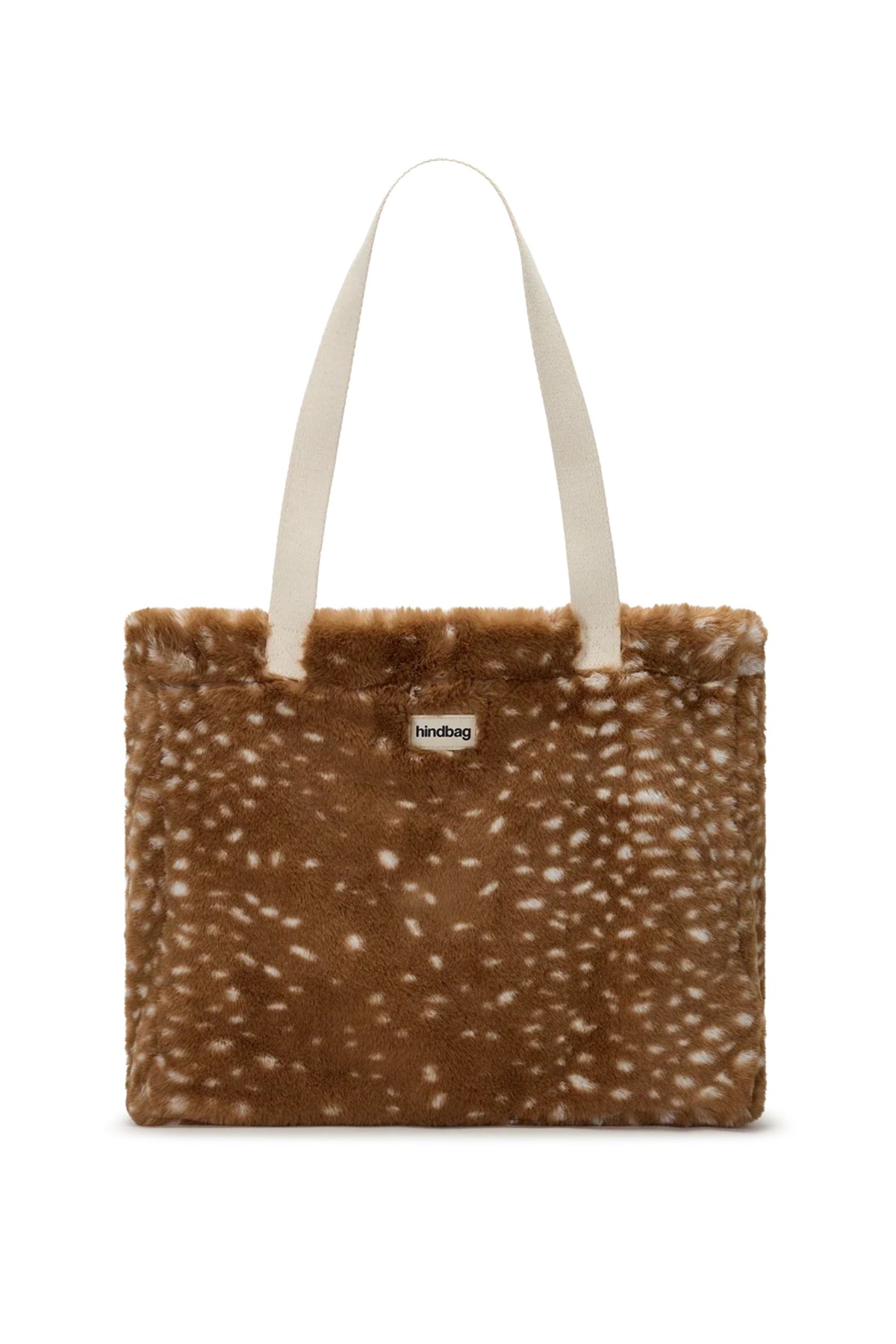 Tote Bag Claude Faux Fur Canelle