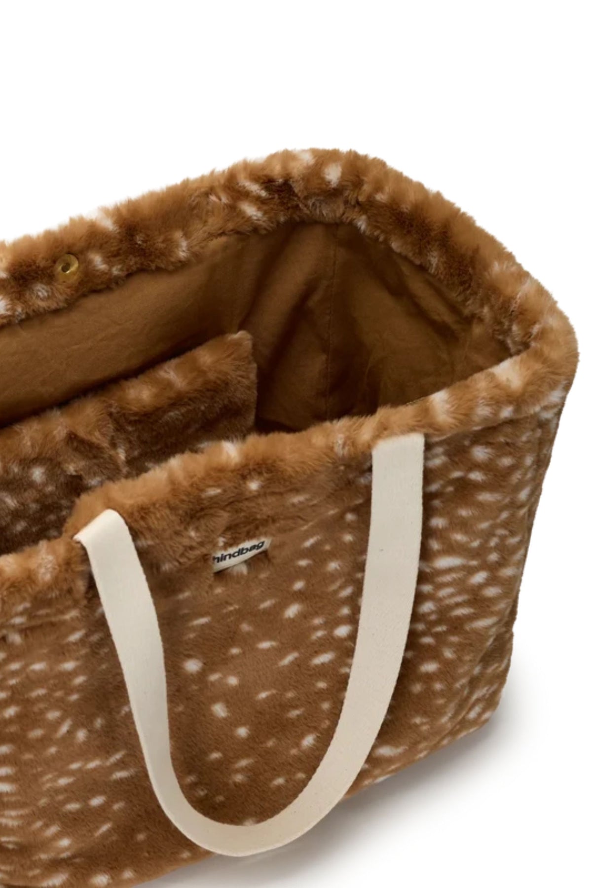 Tote Bag Claude Faux Fur Canelle
