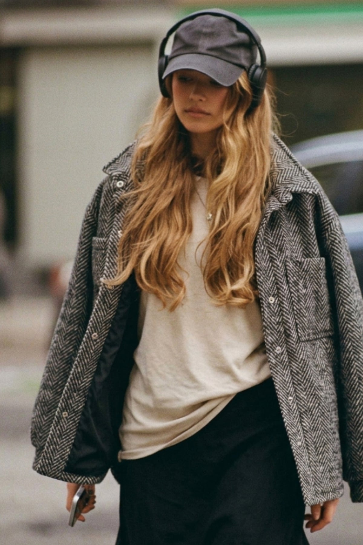 Jacket Kimi Grey Herringbone