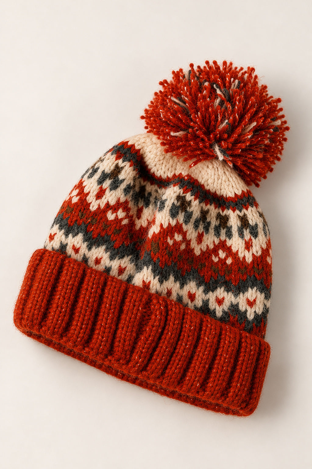 Beanie Nordic Red