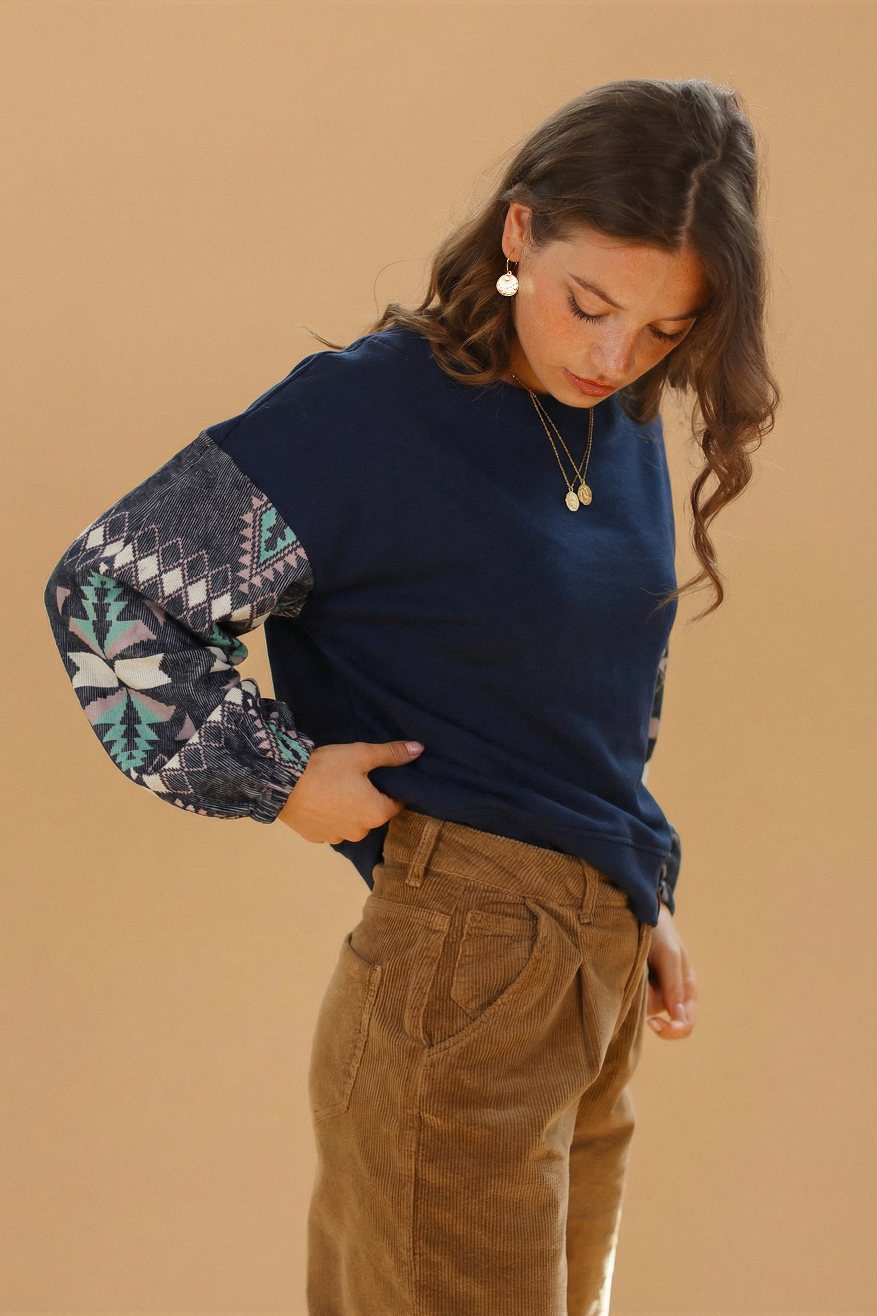 Pullover Caelia Blue Nomad