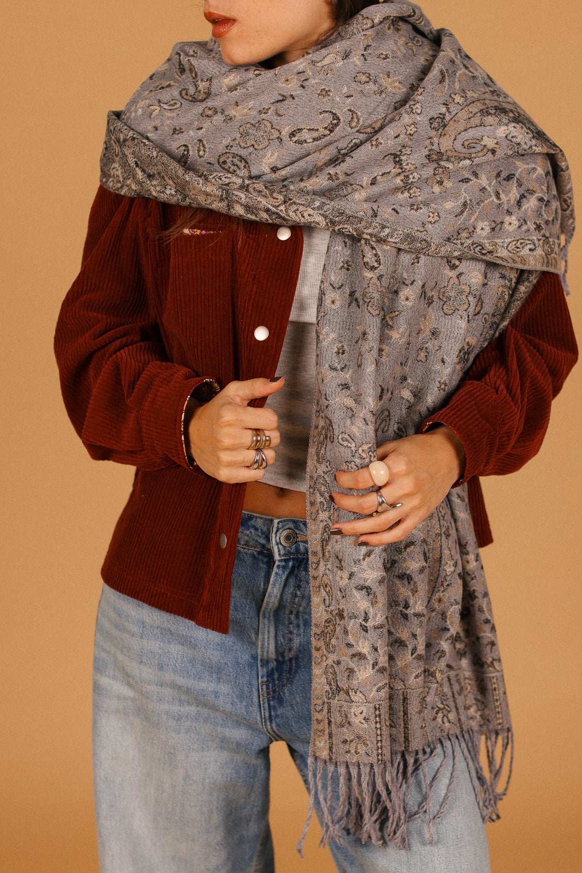 Scarf Salem Grey