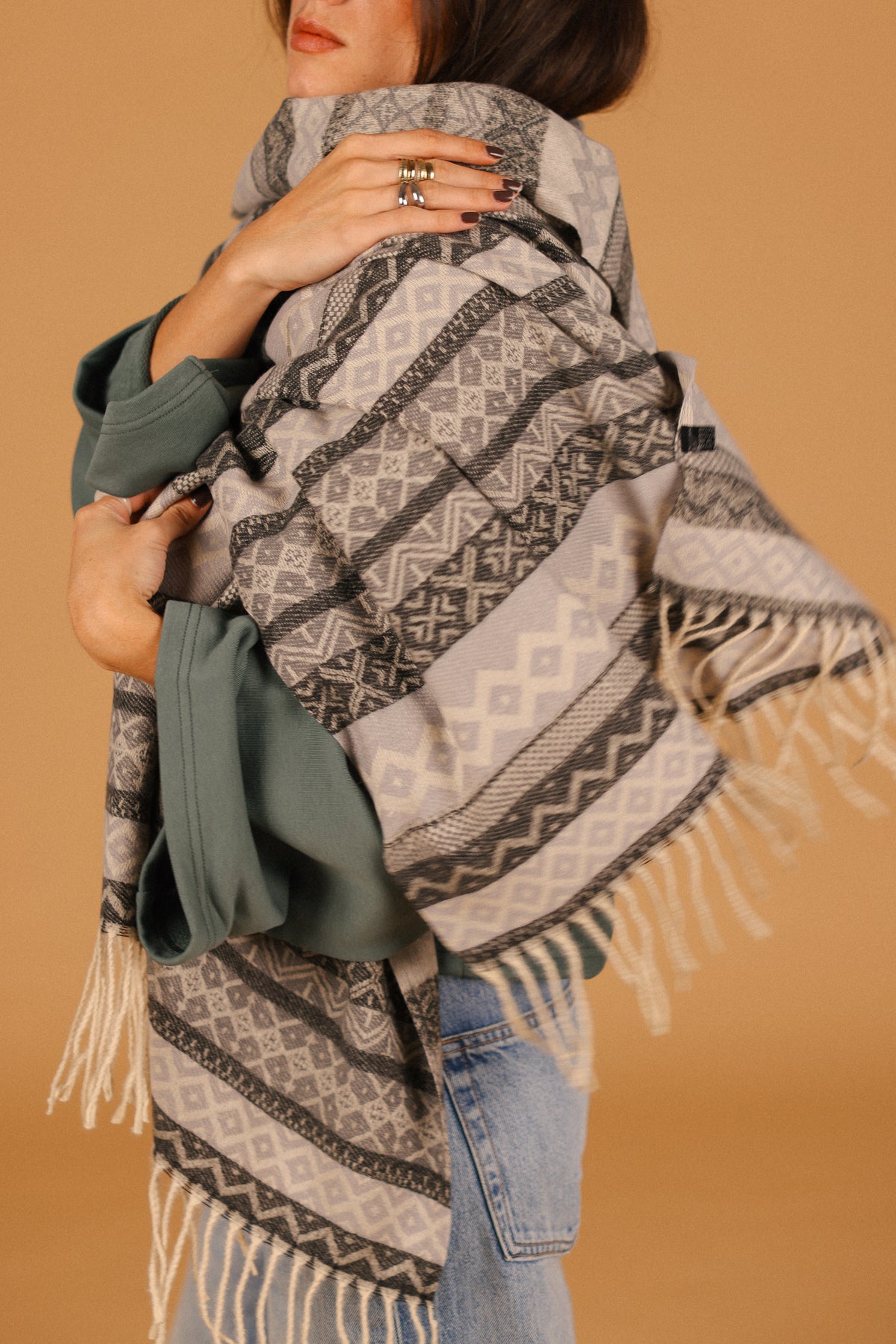 Scarf Arlo Grey