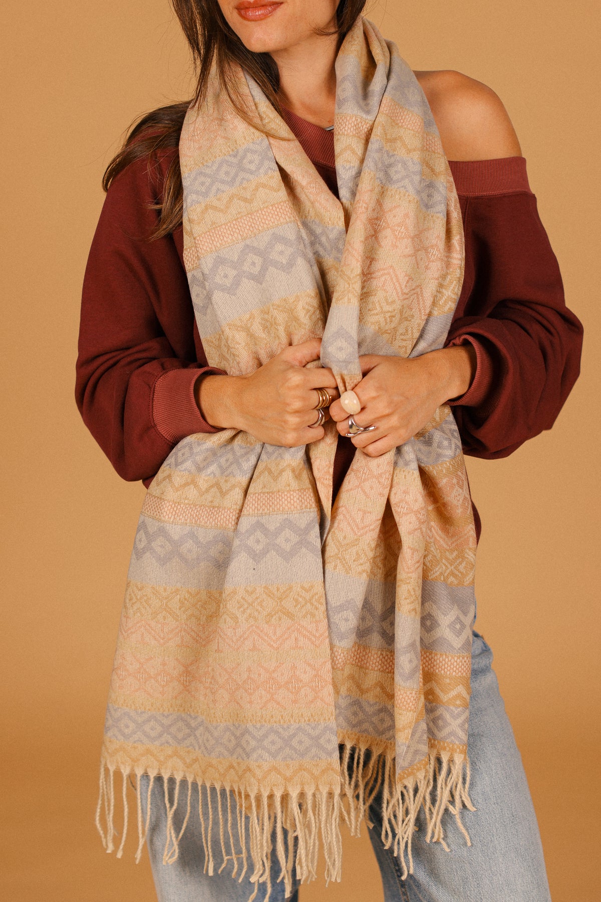 Scarf Arlo Beige