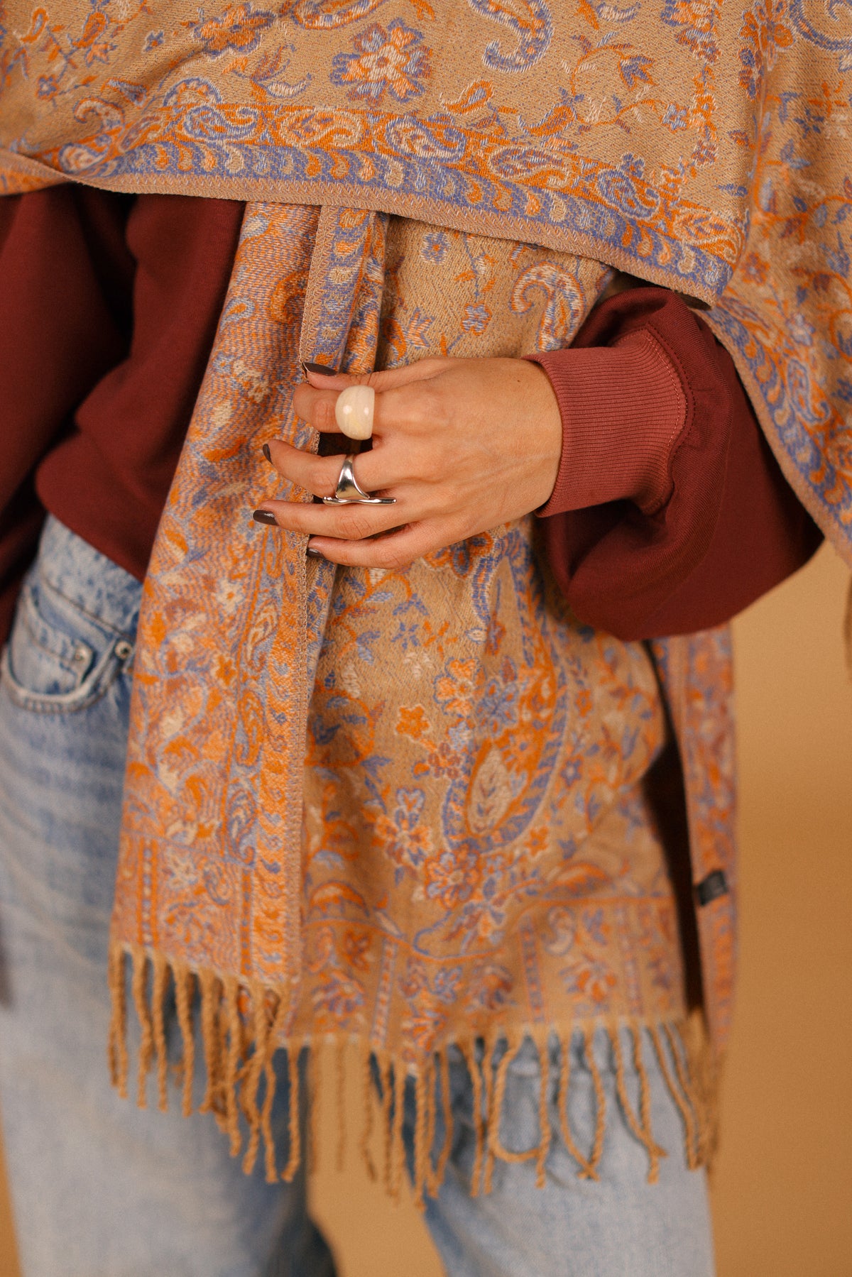 Scarf Salem Beige