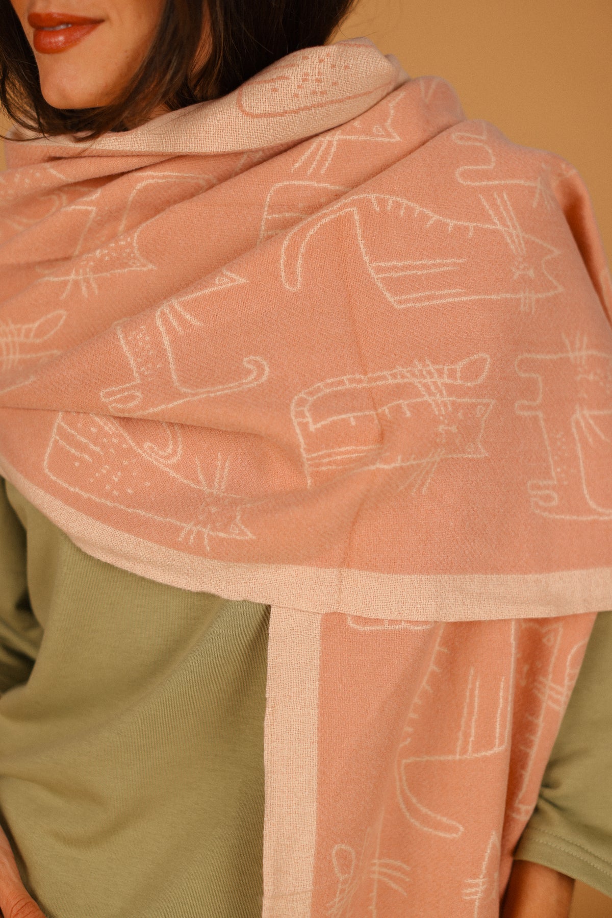 Scarf Nori Pink