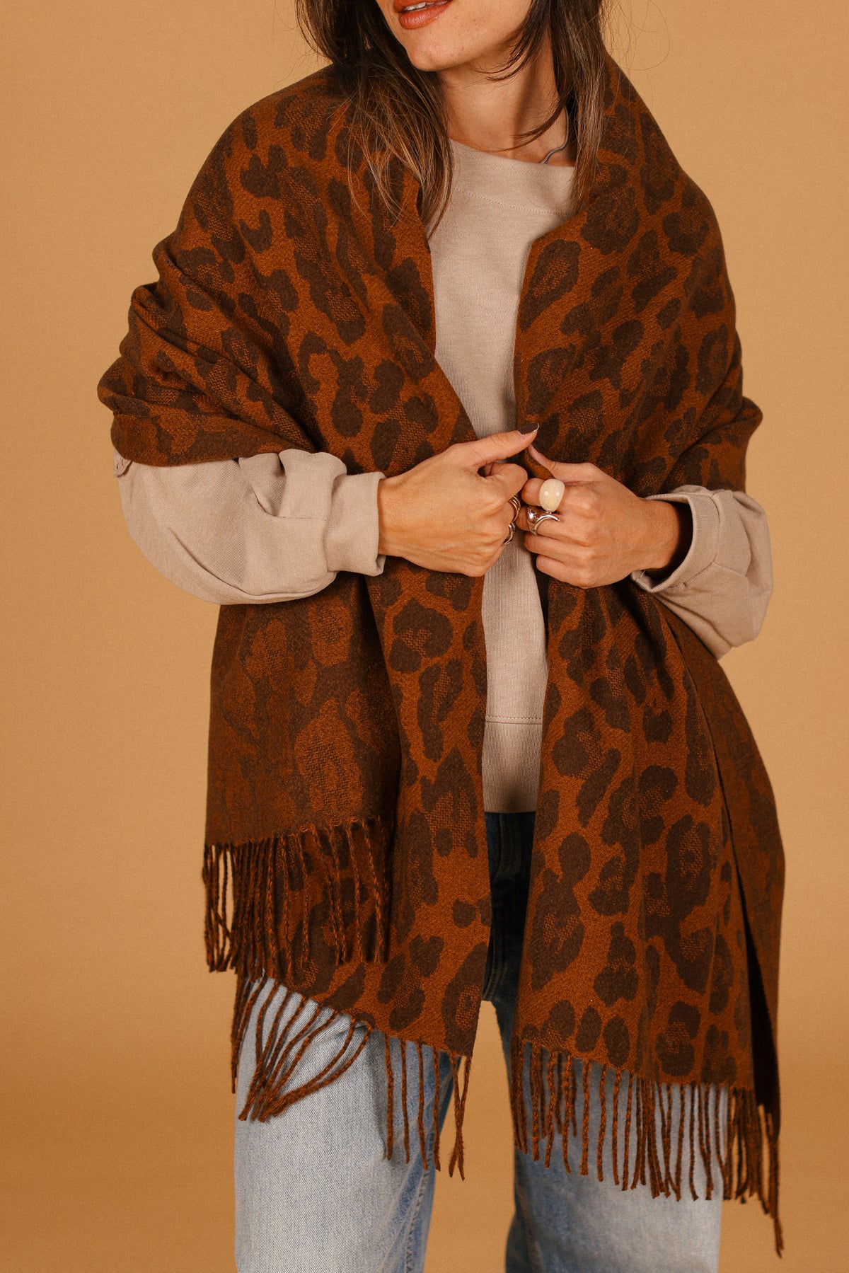 Scarf Yuna Brown Leo
