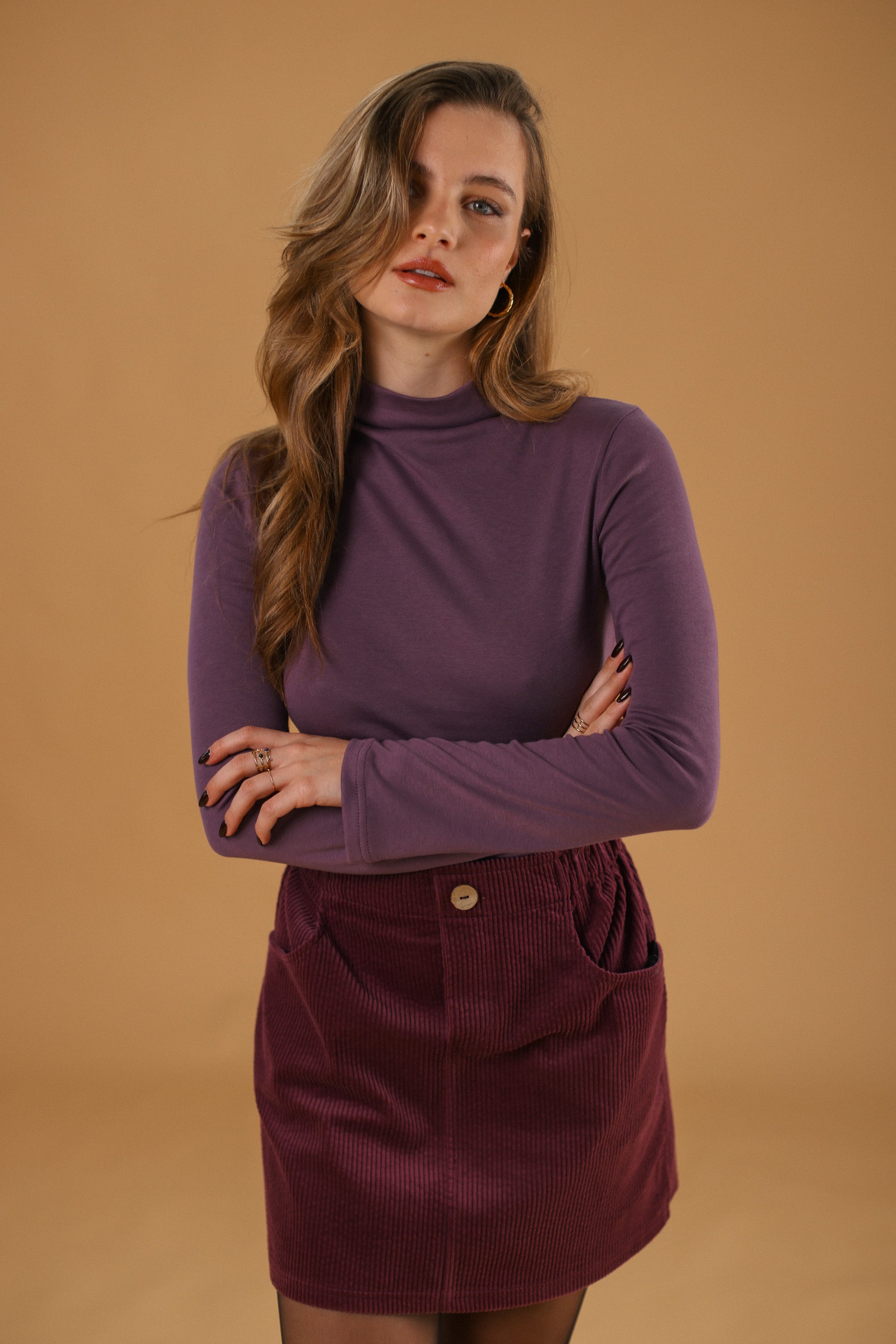 Top Billie Dusty Purple