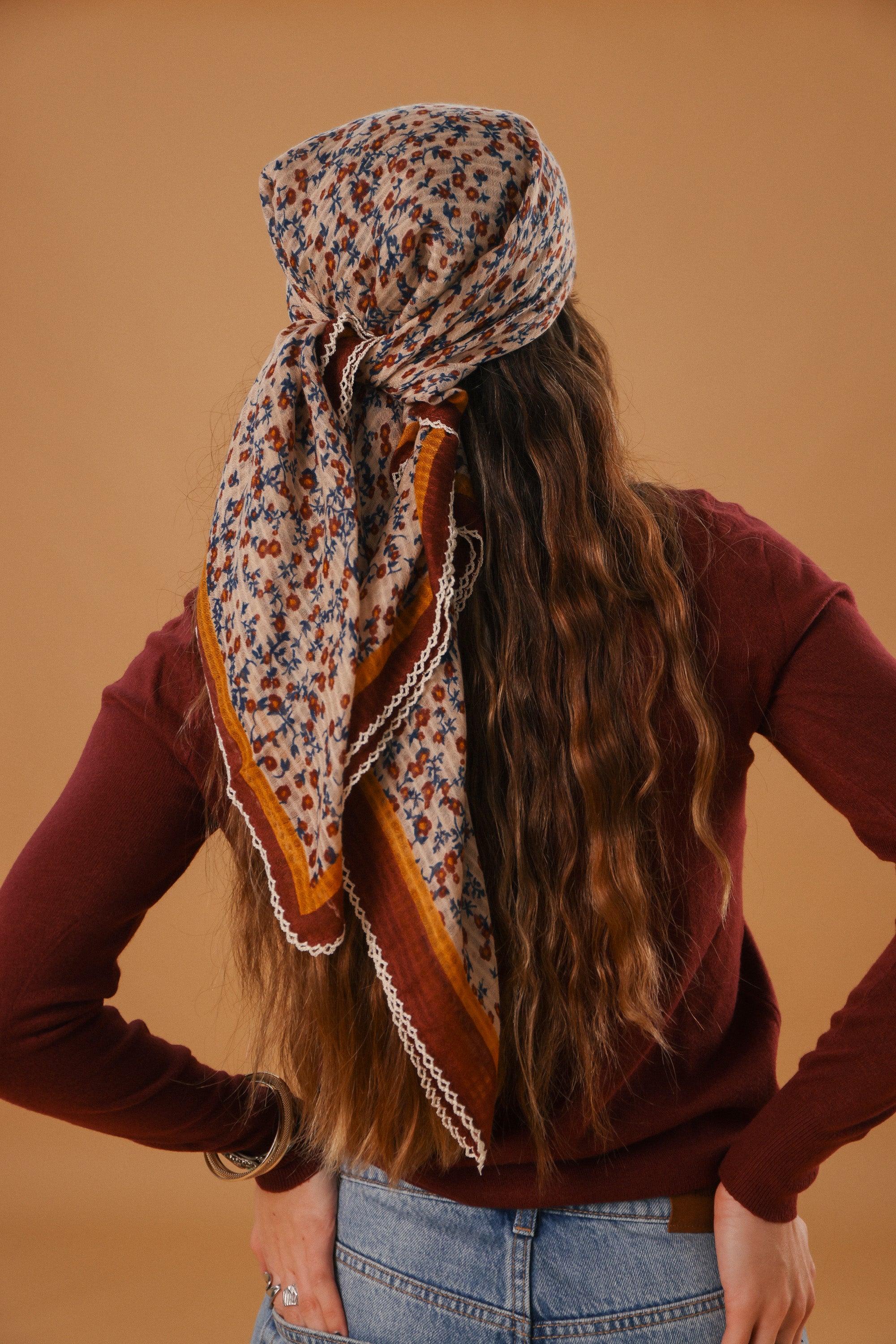 Shawl Whispering Lace Pink