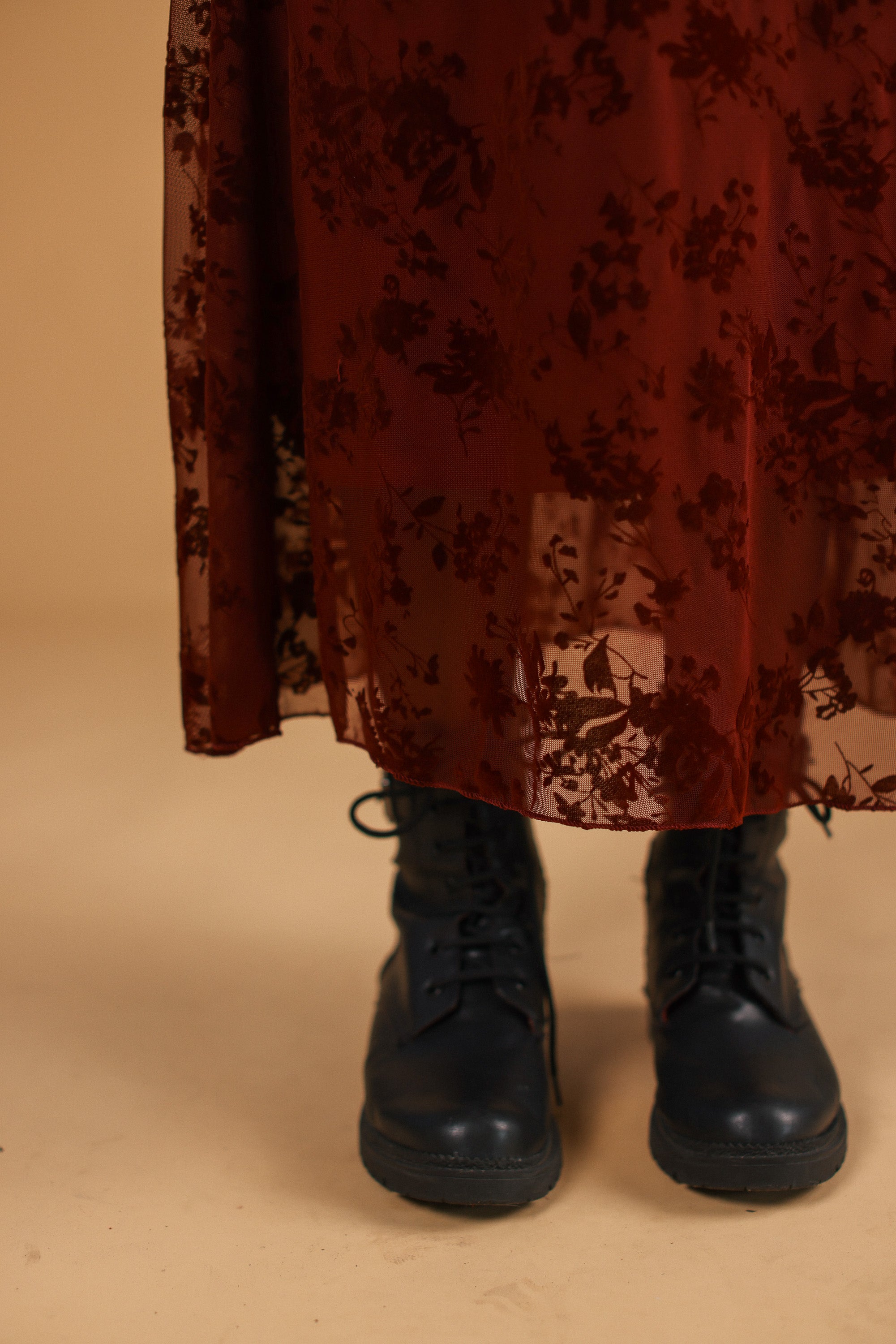 Skirt Zarle Burgundy