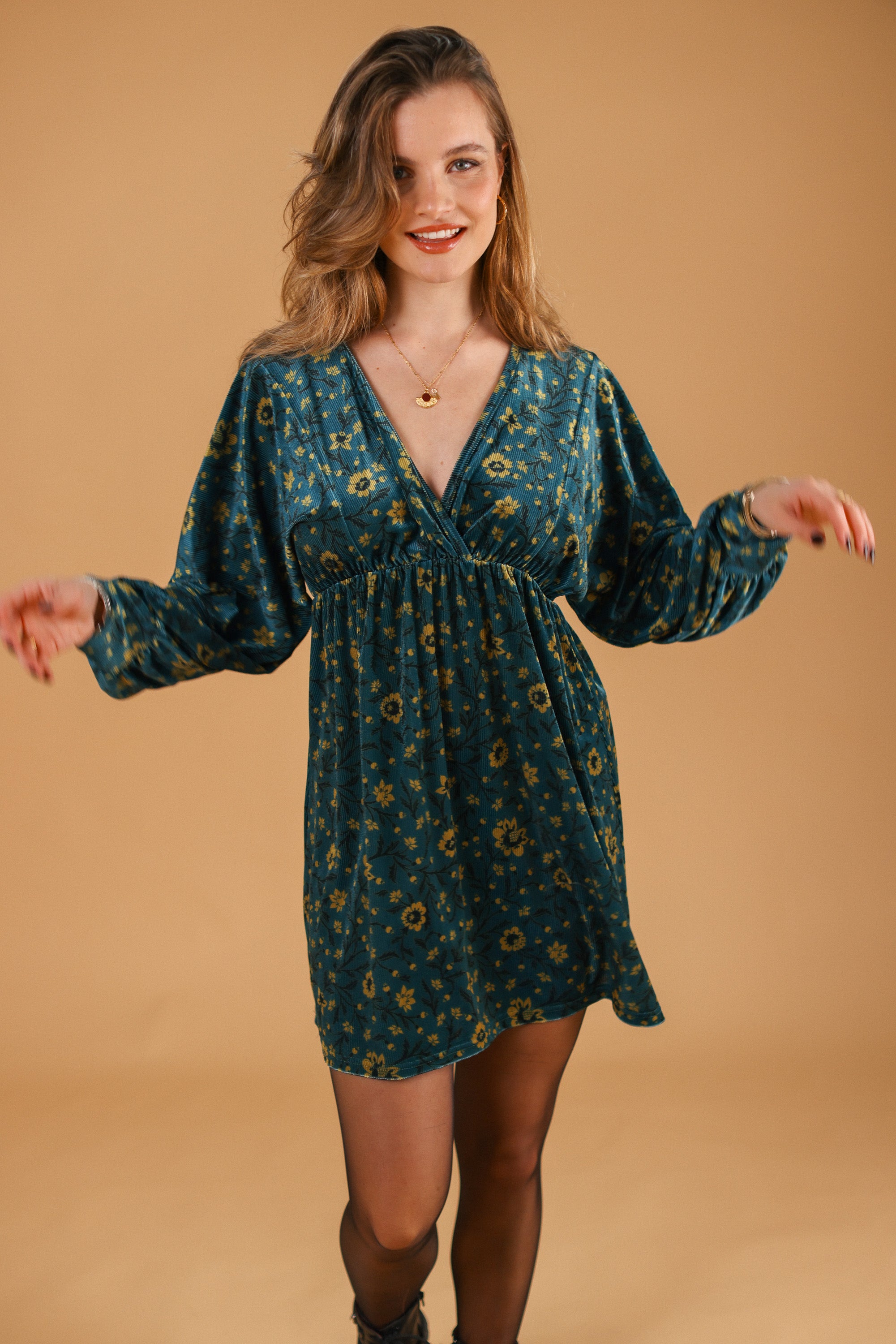 Dress Micah Petrol Floral