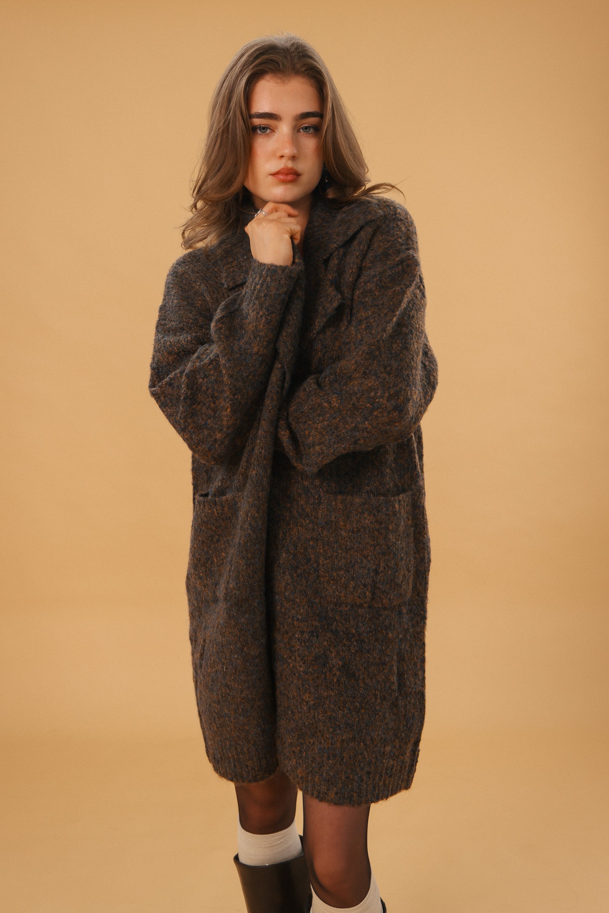 Cardigan Avery Brown