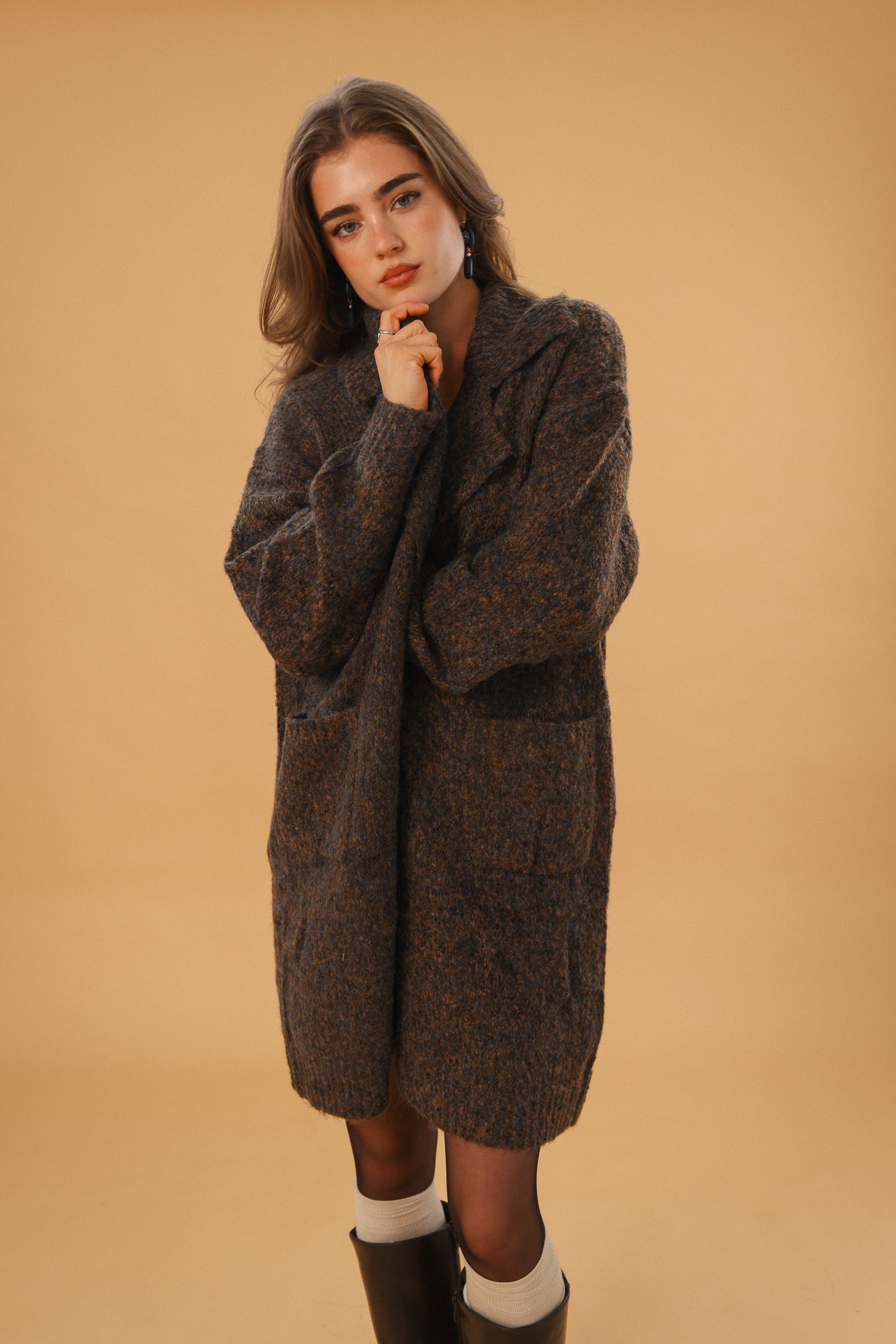 Cardigan Avery Brown