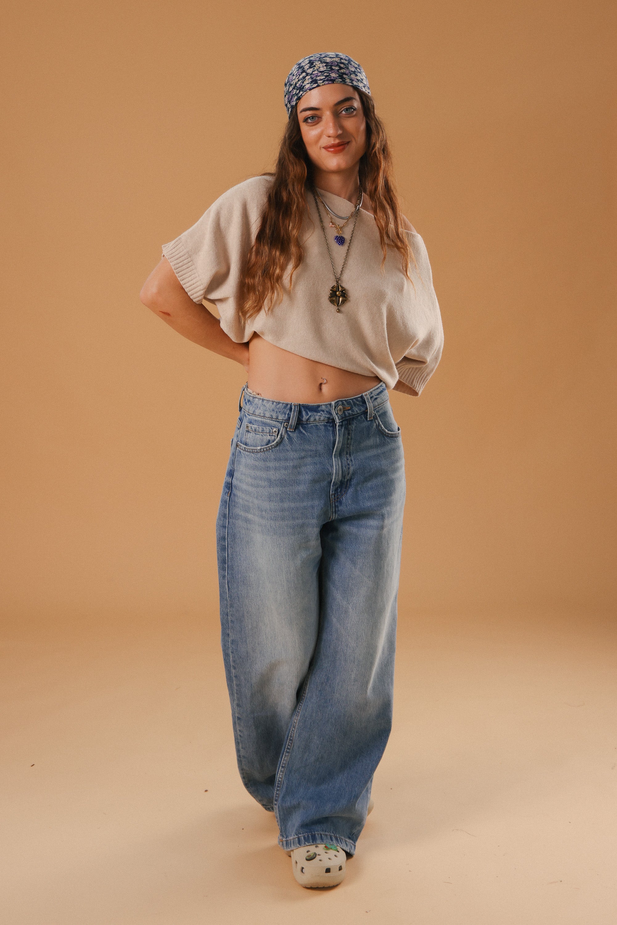 Shawl Whispering Lace Navy