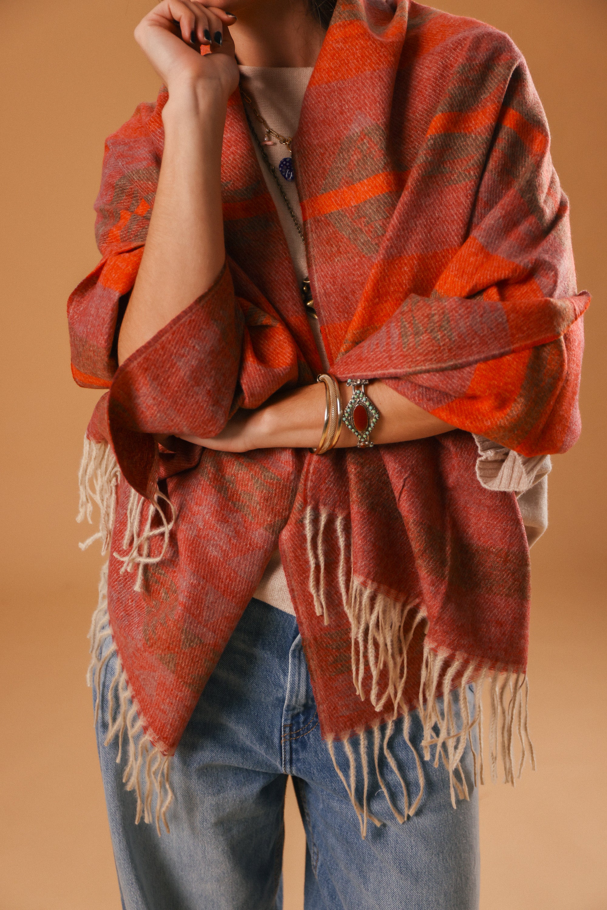 Scarf Aven Red