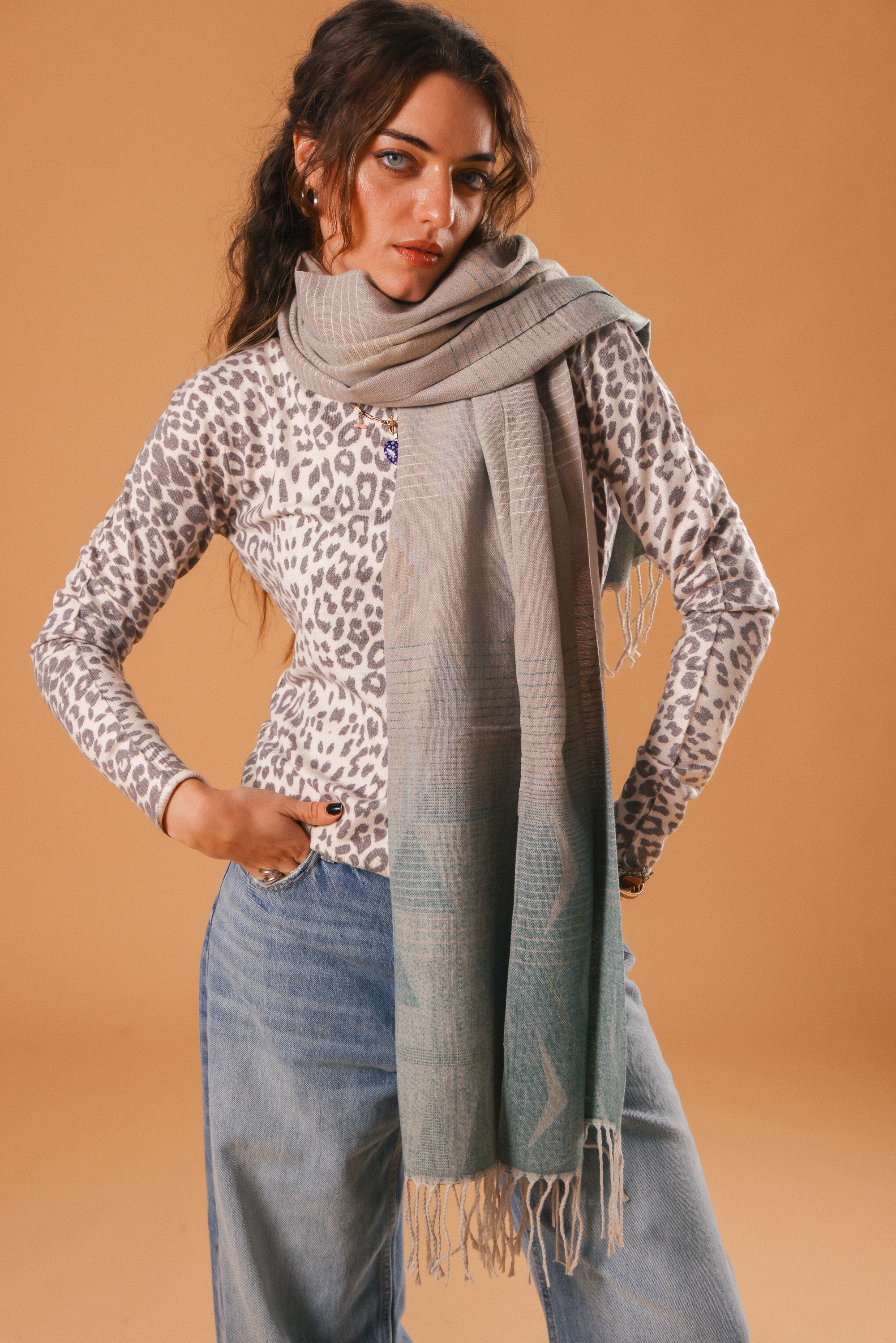 Scarf Auravine Nude Pastels