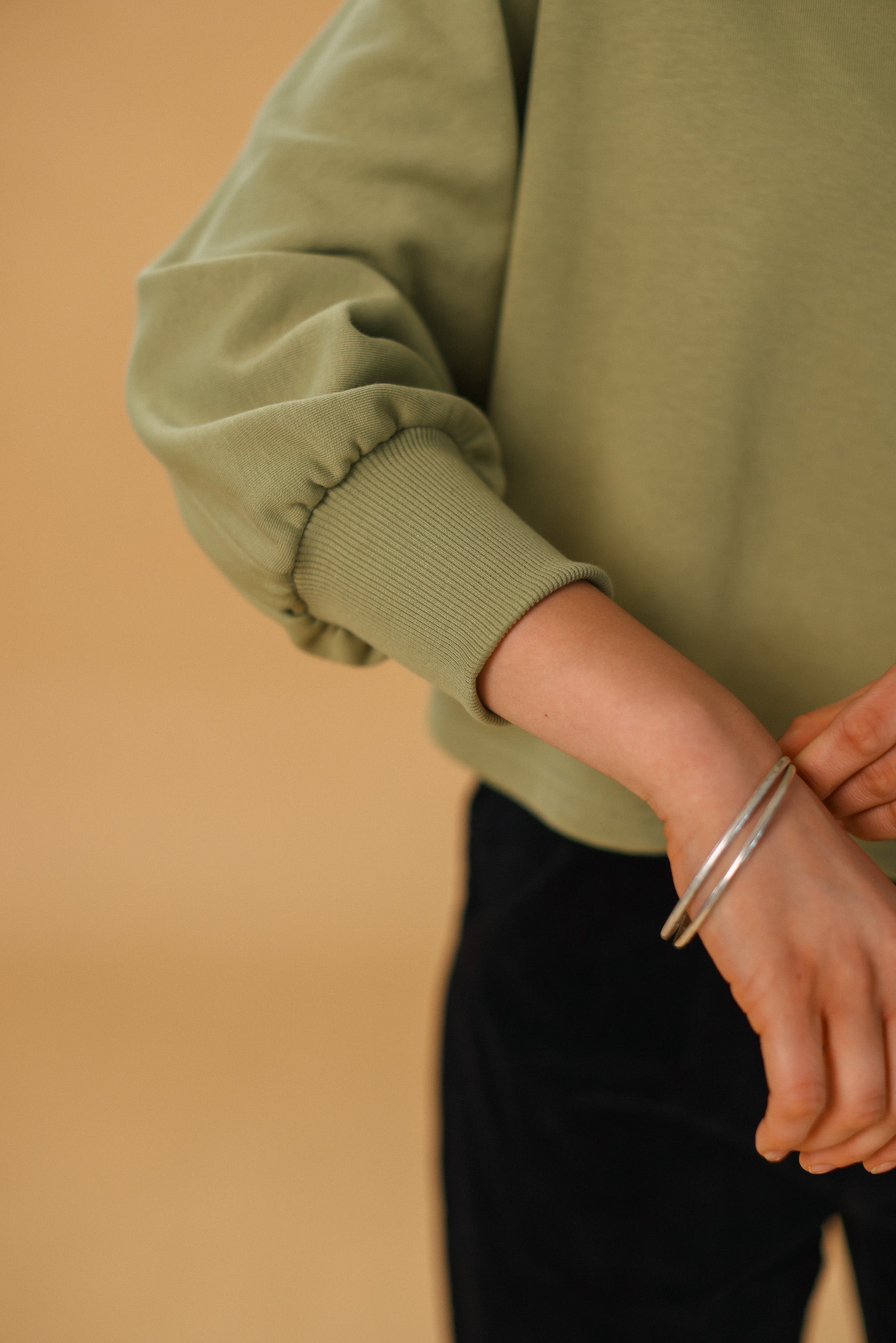 Sweater Poncho Orlena Olive