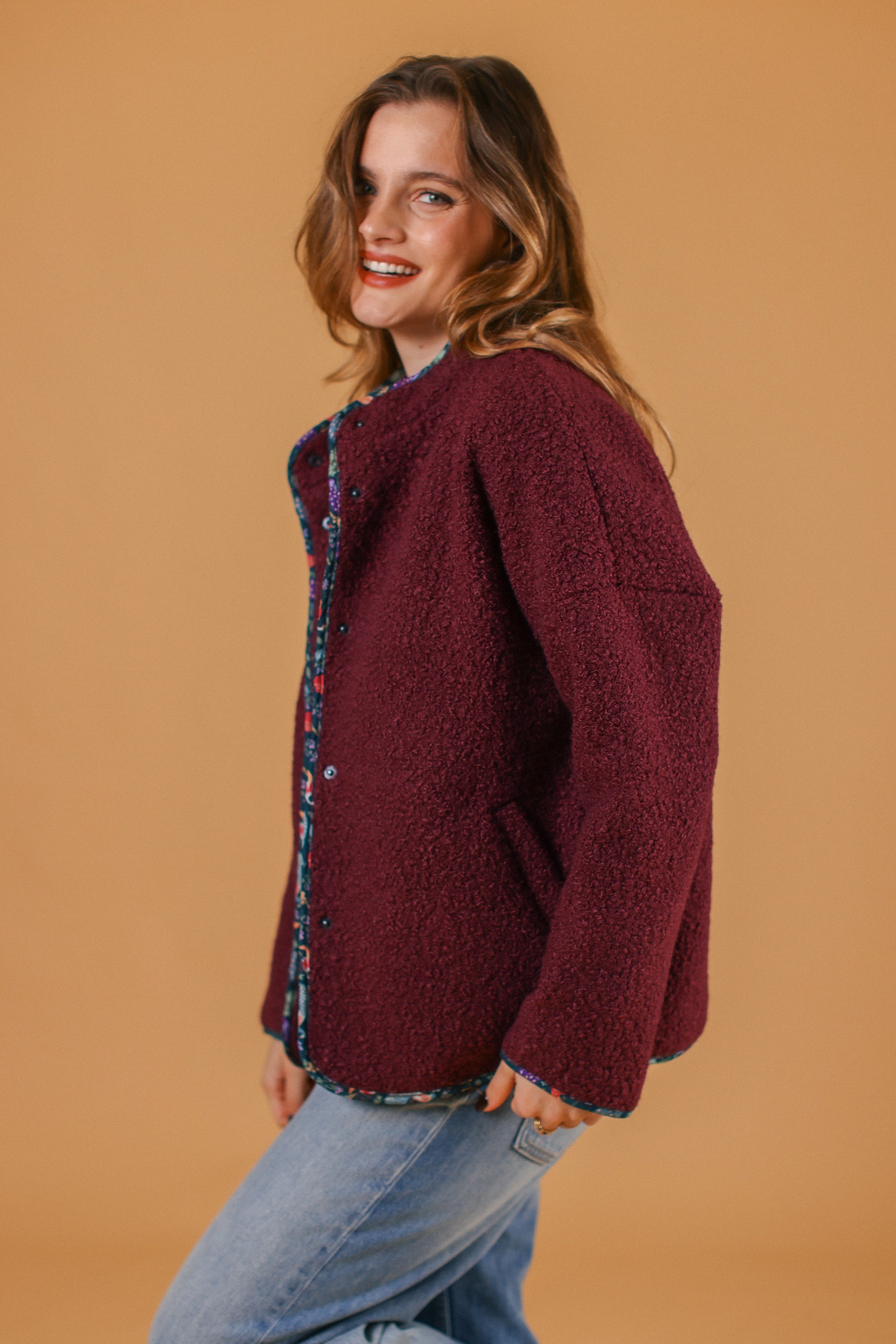 Jacket Alena Aubergine