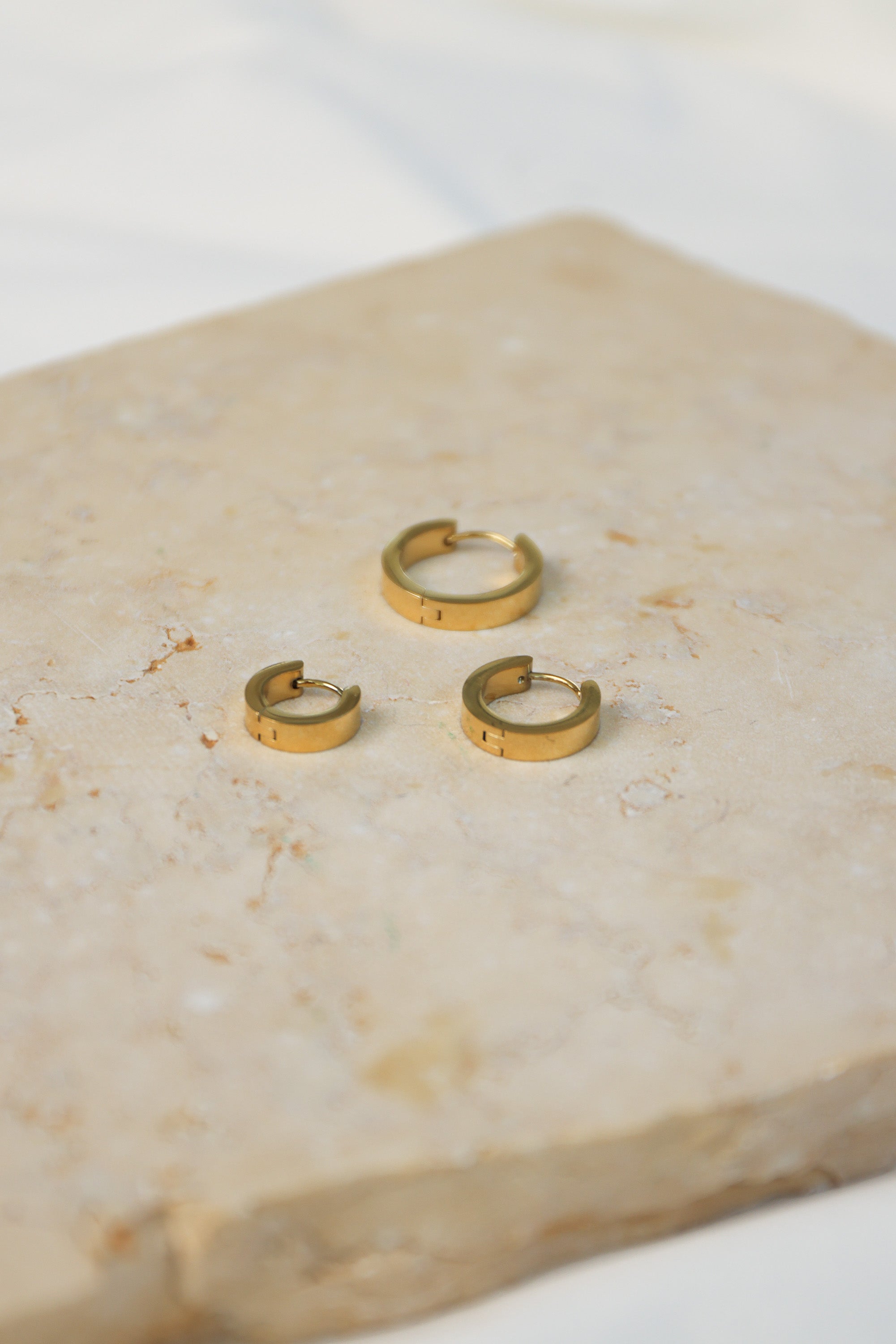 Earrings Hoops Family Gold