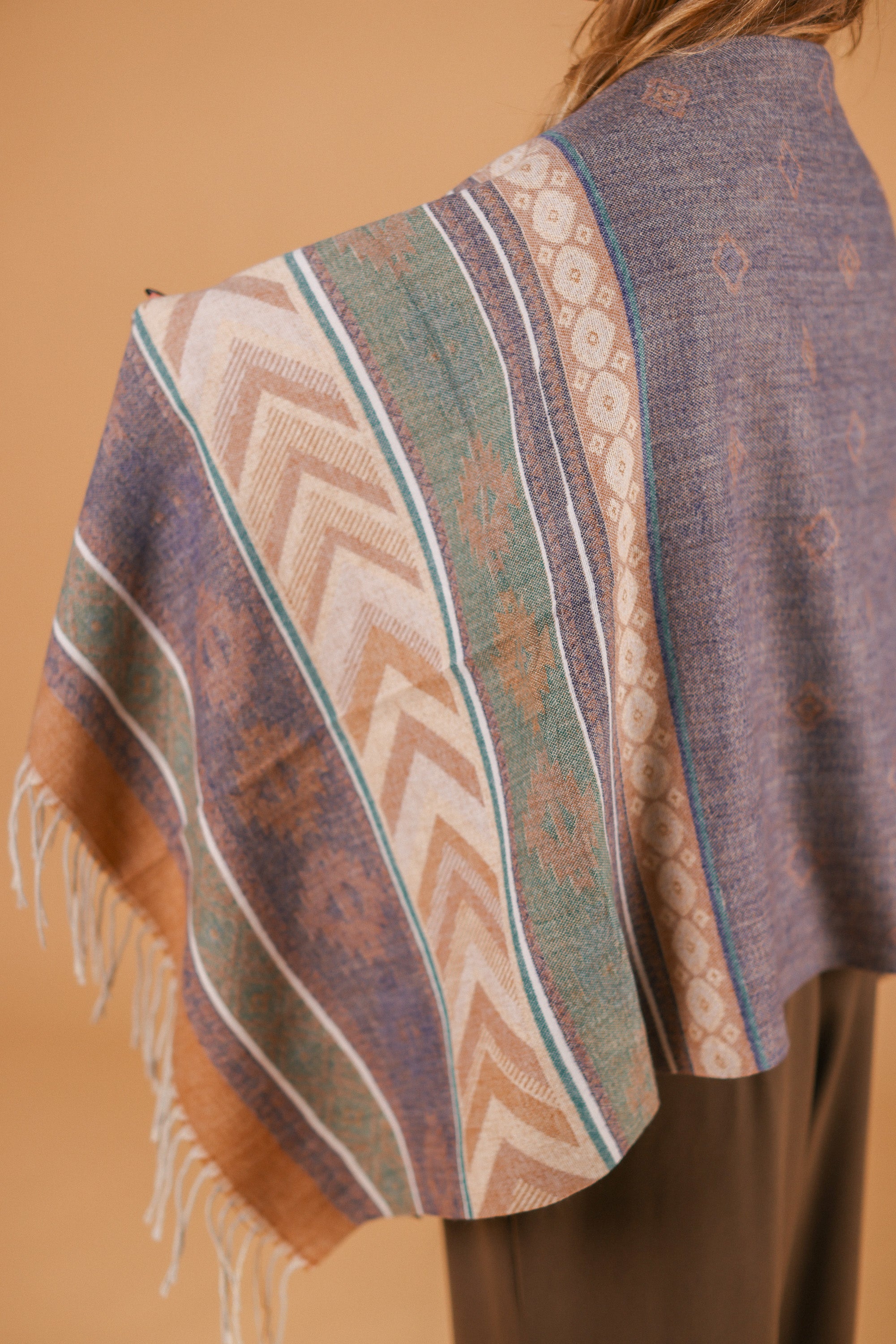 Scarf Zelia Brown Green